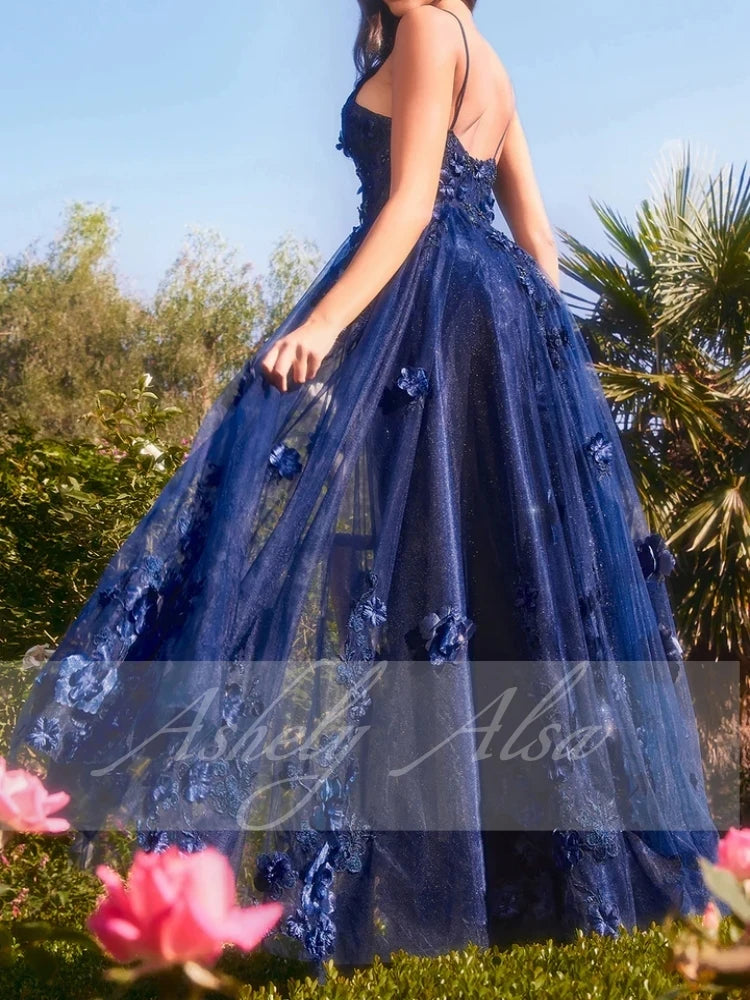 Customized Red Women Prom Dresses V Neck Flower A Line Floor Length Wedding Party Dress Formal Occasion Wear Evening Vestido 15