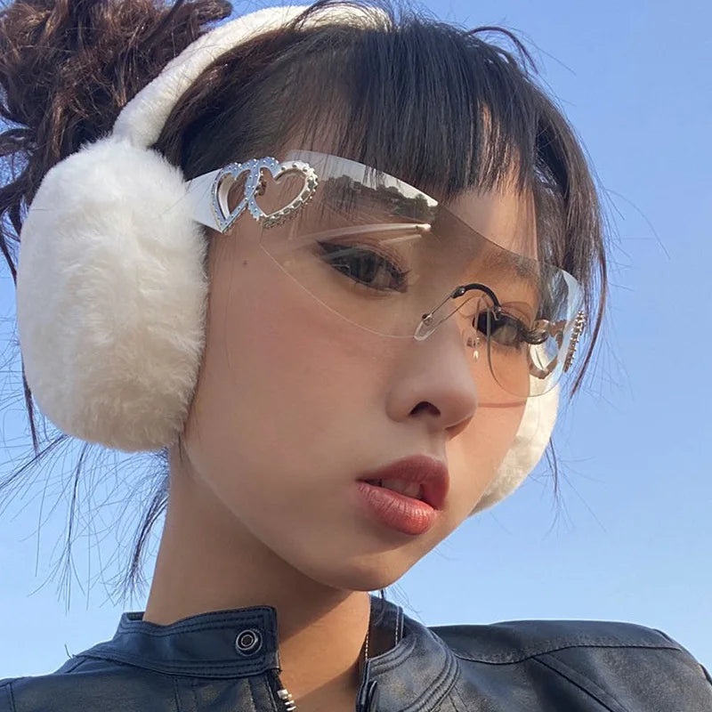 Fashion Designer Sunglasses Women 2023 Luxury Trending y2k Sunglasses Woman Pink Eyewear UV400 Goggle 2000'S Lentes De Sol Mujer