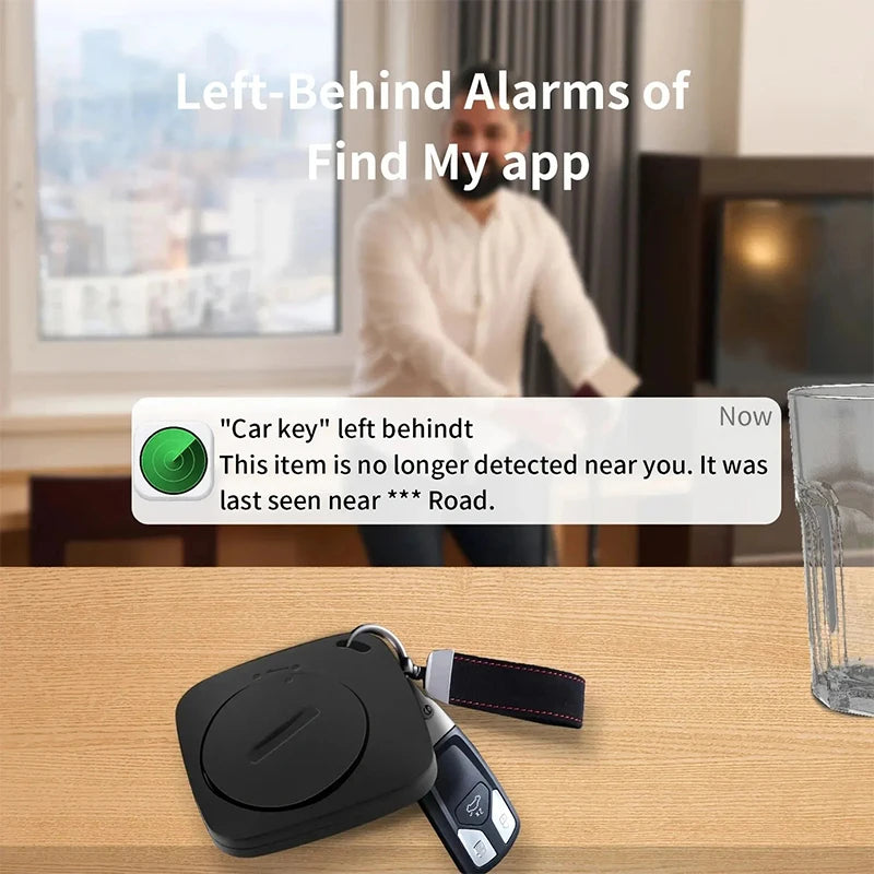 Bluetooth GPS Tracker for Air Tag Replacement Via Apple Find My to Locate Bag Bottle Card Wallet Bike Keys Finder MFI Smart ITag