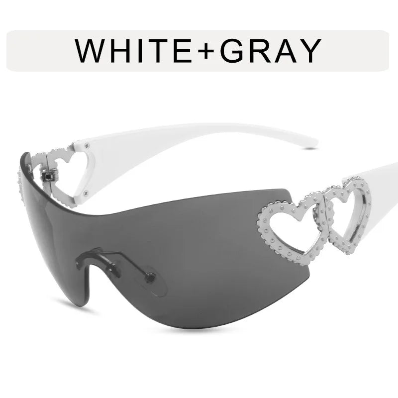 Fashion Designer Sunglasses Women 2023 Luxury Trending y2k Sunglasses Woman Pink Eyewear UV400 Goggle 2000'S Lentes De Sol Mujer