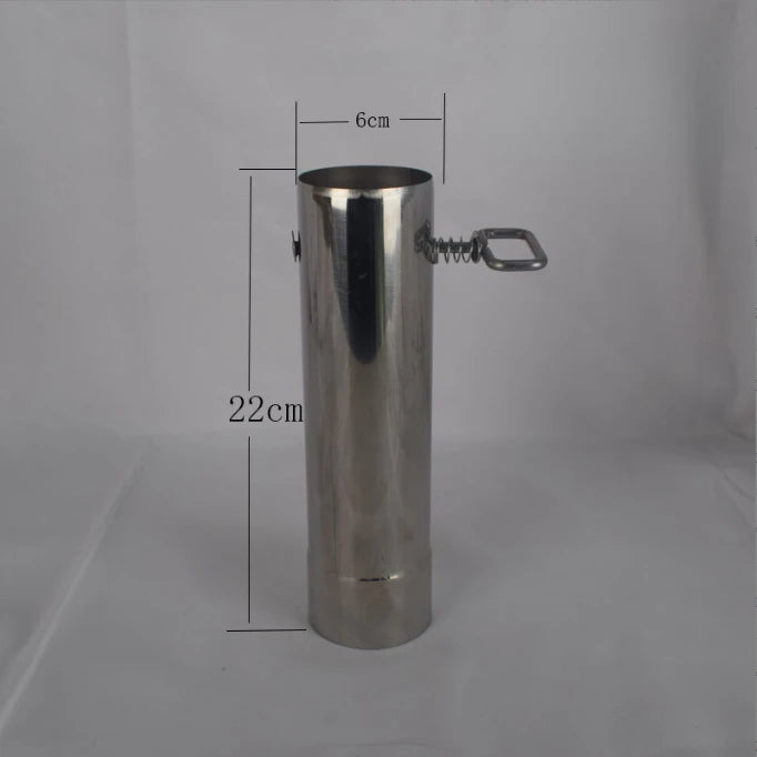 Camping Tent Stove Chimney Parts Portable Firewood Stove Accessory for Chimney Tube 60mm