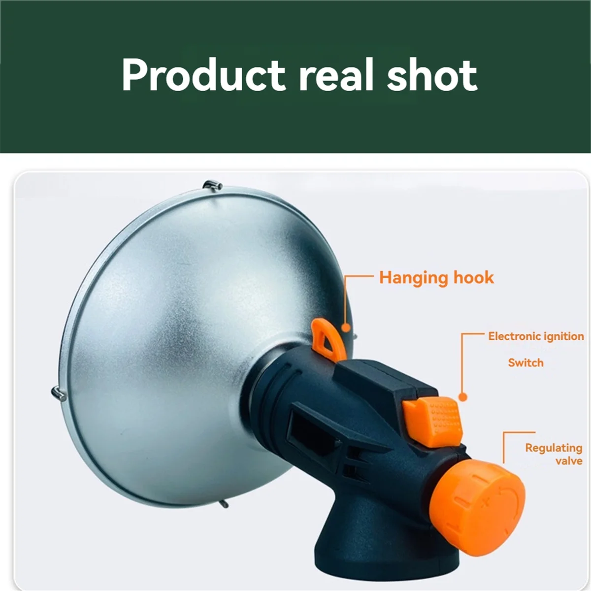 A79I Outdoor Portable Heater, Camping Gas Small Sun, Winter Outdoor Travel Heating and Rescue Equipment(Without Gas Tank)