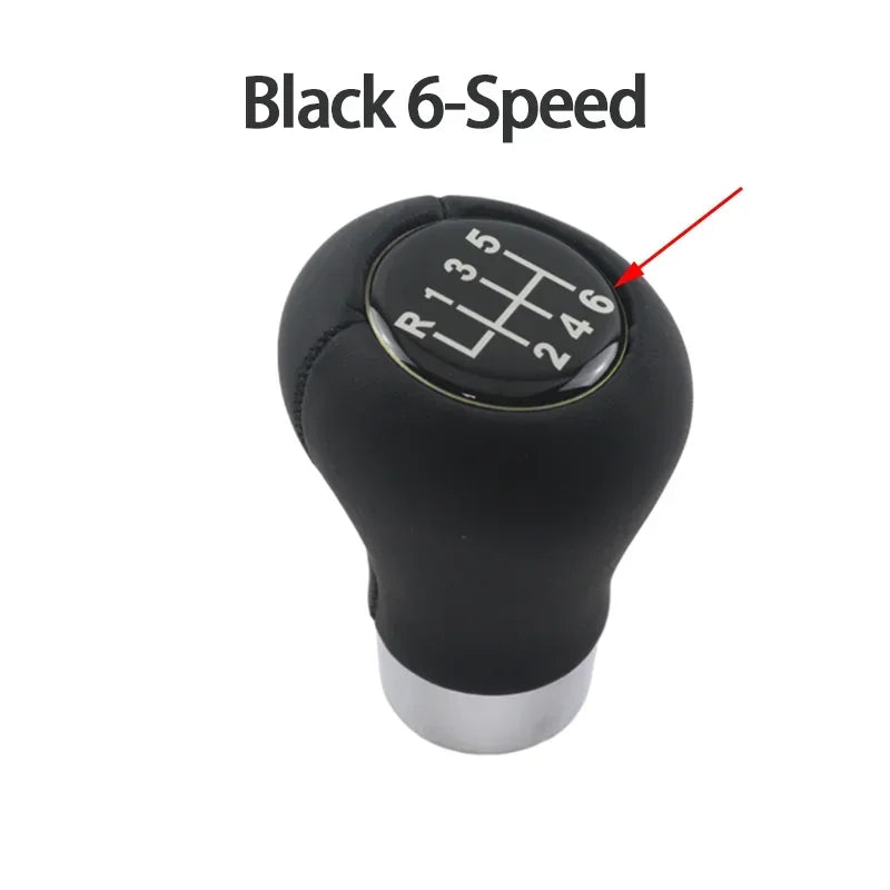 Fit For BMW 1 3 5 6 Series E30 E32 E34 E36 E38 E39 E46 E53 E60 E63 E83 E84 E90 E91 Car 5 6 Speed Leather Gear Stick Shift Knob