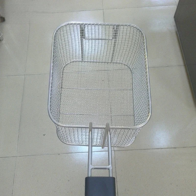 Prix d'usine En Acier Inoxydable Ventes Chaudes Comptoir Électrique 1-Précieux Friteuse (1-mir) DF-12L