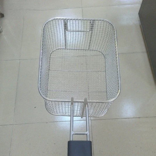 Prix d'usine En Acier Inoxydable Ventes Chaudes Comptoir Électrique 1-Précieux Friteuse (1-mir) DF-12L