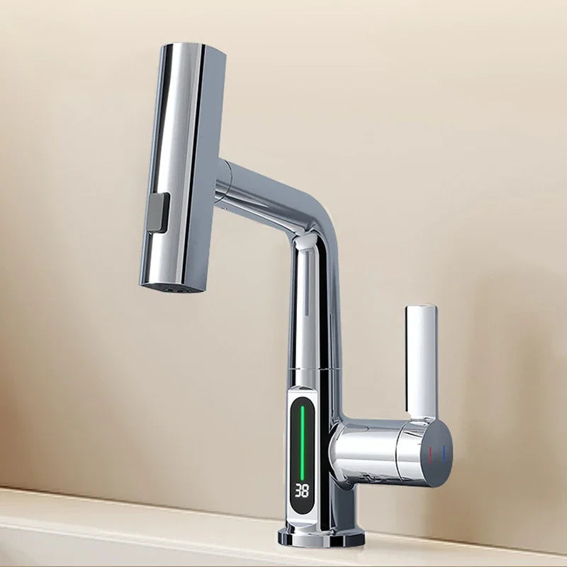 For Pulvérisateur D'eau Chaude Et Froide Avec Affichage Numérique De La Température, Robinet De Lavage Pour Centre Commercial