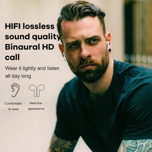 TWS Bluetooth Earphones Wireless Bluetooth Headset Noise Cancelling Earbuds with Mic Wireless Headphones for IPhone