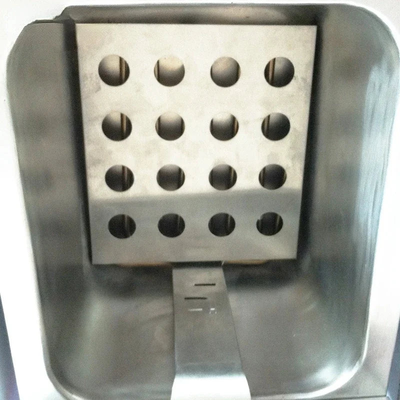 Prix d'usine En Acier Inoxydable Ventes Chaudes Comptoir Électrique 1-Précieux Friteuse (1-mir) DF-12L