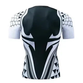 T-Shirt For Men Gym Graphic T Shirts Anime Jujutsu Kaisen 3D Print Compression Fitness Undershirt Tee Oversized Men Clothing Top