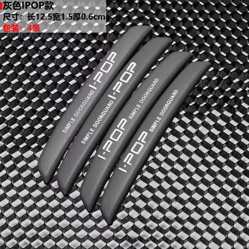 6Pcs Auto Car Door Edge Protection Guards Buffer Trim Molding Protection Strip Scratch Protector Car Door Crash Bar for Audi BMW