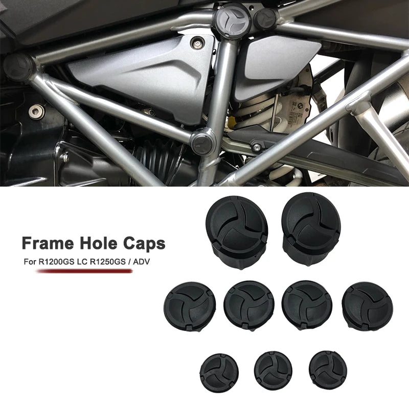 For BMW R1200GS R 1200 GS LC Adventure ADV R1250GS R 1250 GS Adventure 2014-2023 2021 2022 Motorcycle Frame Hole Caps Cover Plug