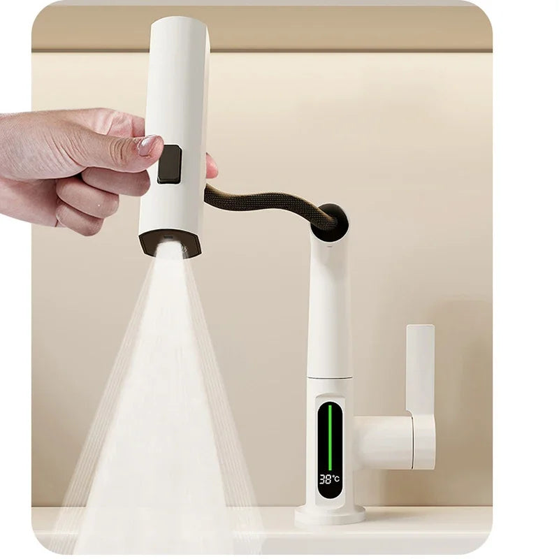 For Pulvérisateur D'eau Chaude Et Froide Avec Affichage Numérique De La Température, Robinet De Lavage Pour Centre Commercial