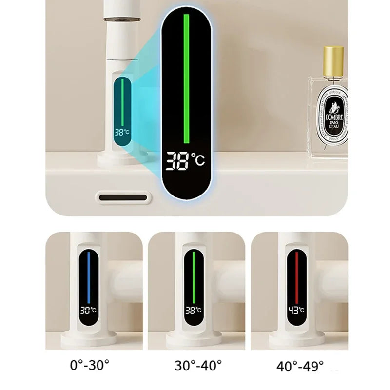 For Pulvérisateur D'eau Chaude Et Froide Avec Affichage Numérique De La Température, Robinet De Lavage Pour Centre Commercial